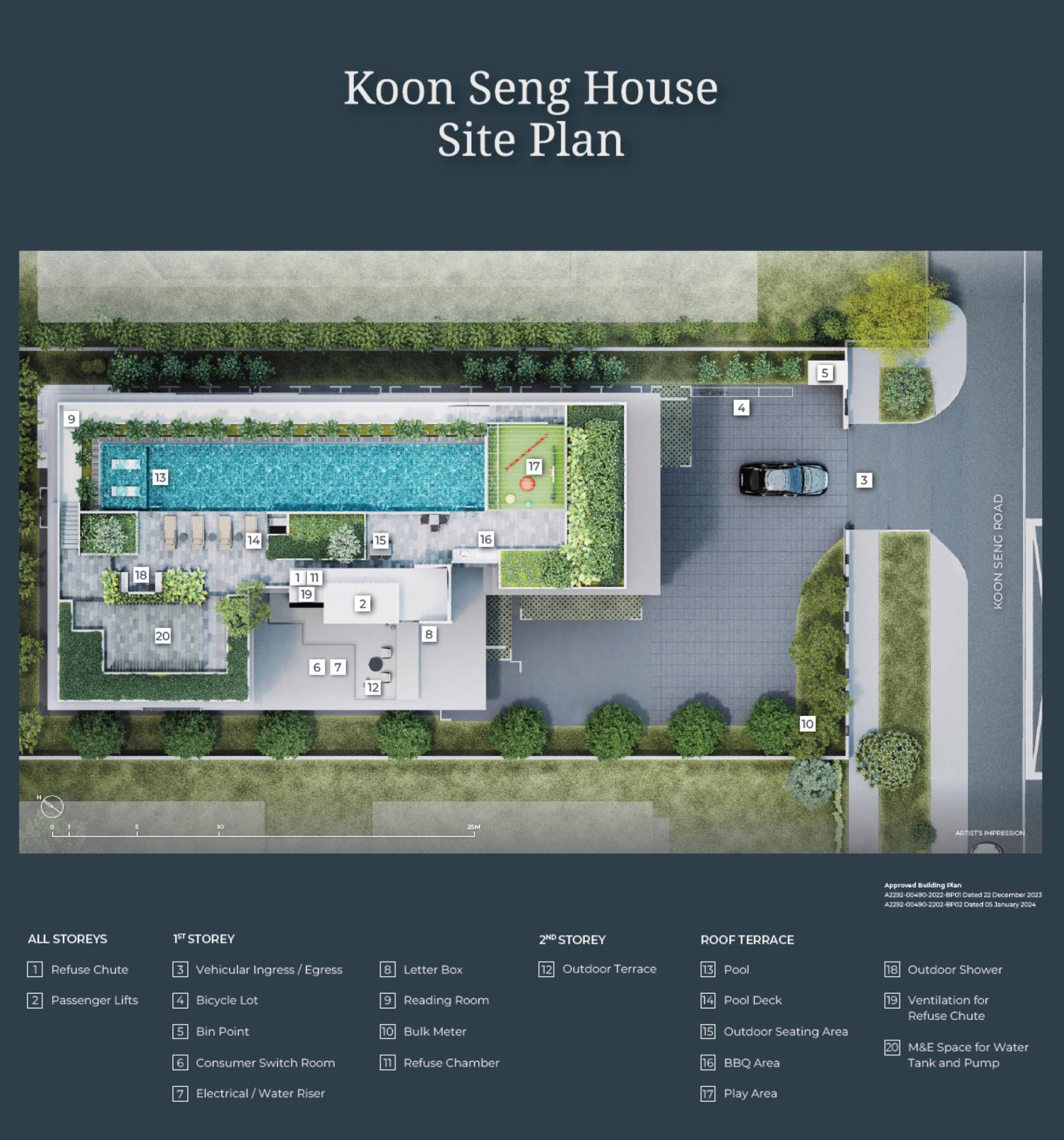 Koon Seng House siteplan